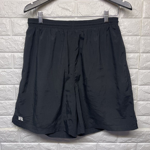 Russell Athletic Polyester Elastic Waist 2 Pockets  Shorts Men Sz Large Preowned - Picture 1 of 10